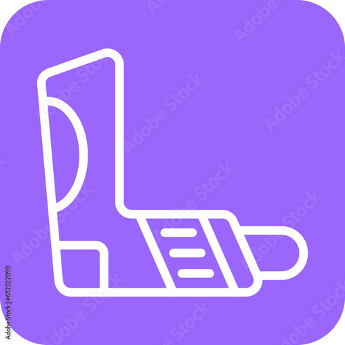 Vector Design Inhaler Icon Style