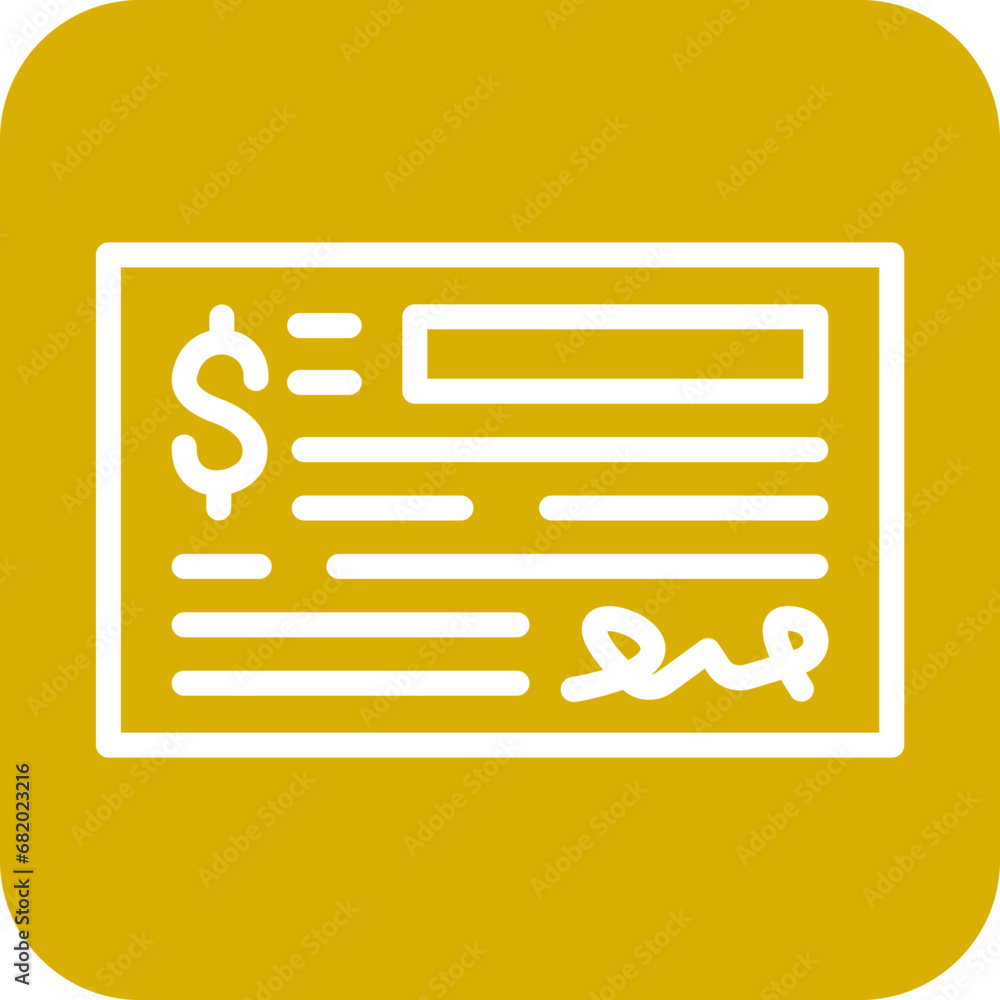 Vector Design Cheque Icon Style Vector Design Cheque Icon Style