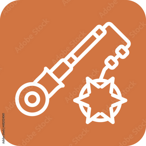 Vector Design Flail Icon Style