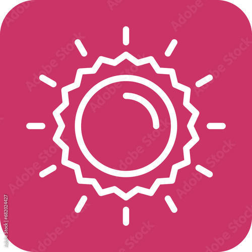 Vector Design Sun Icon Style