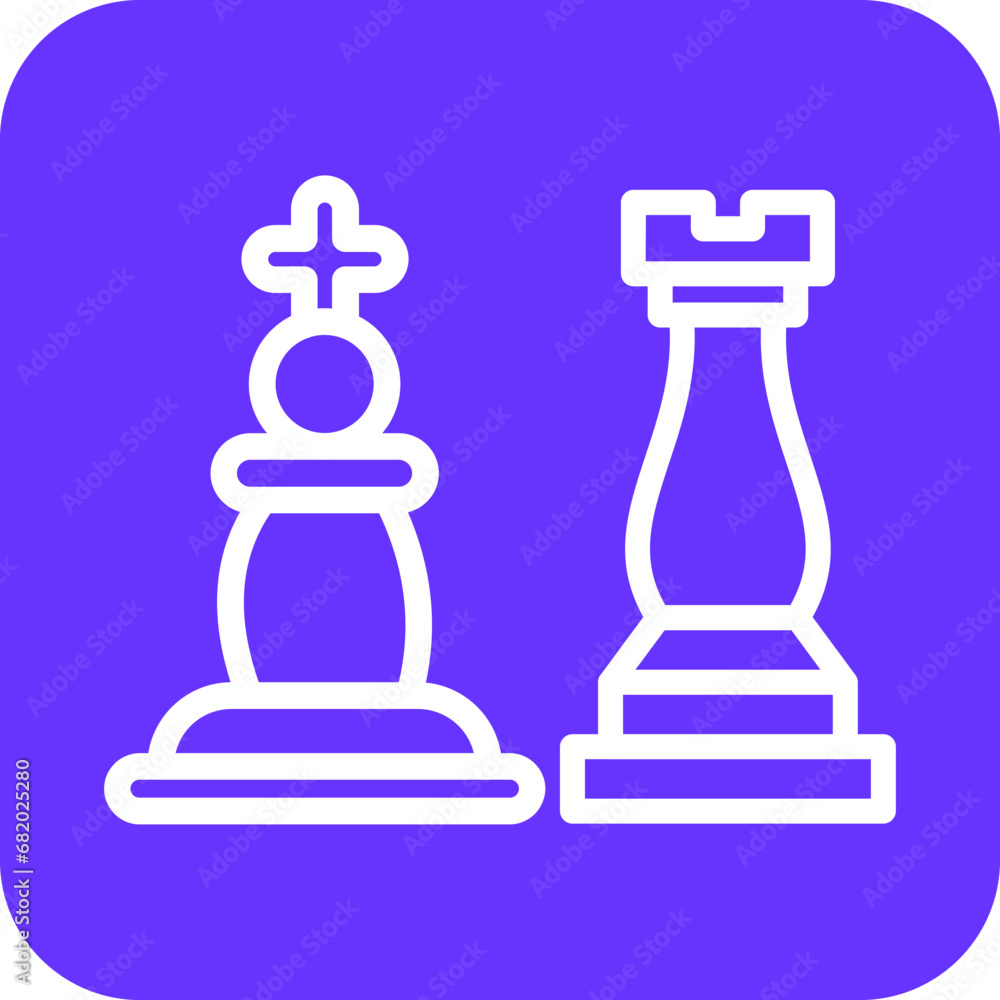 Vector Design Chess Game Icon Style Vector Design Chess Game Icon Style