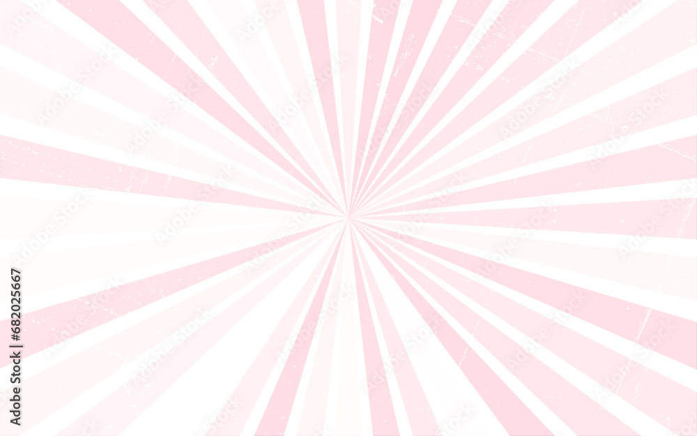 Abstract soft Pink rays background. Vector