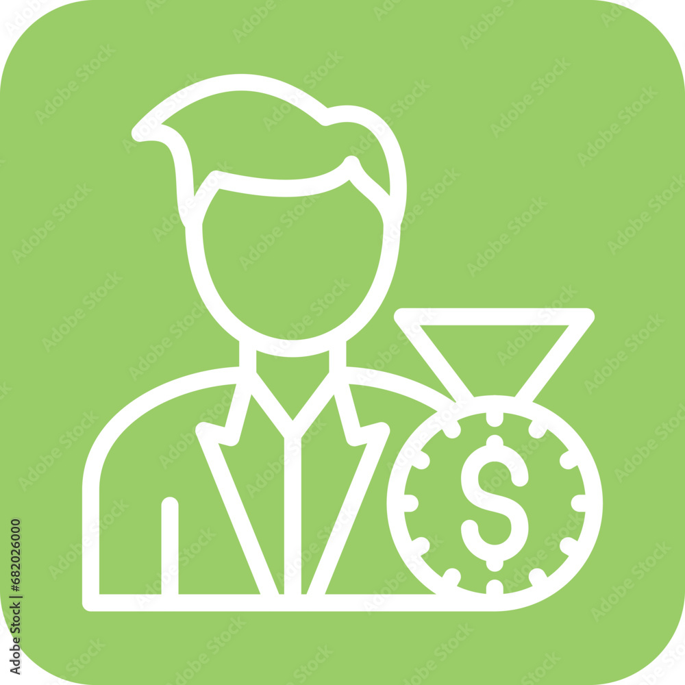 Vector Design Backer Icon Style Vector Design Backer Icon Style
