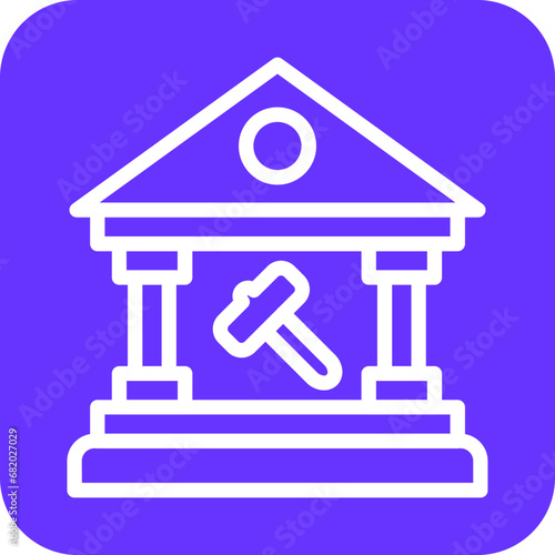 Vector Design Government Auction Icon Style