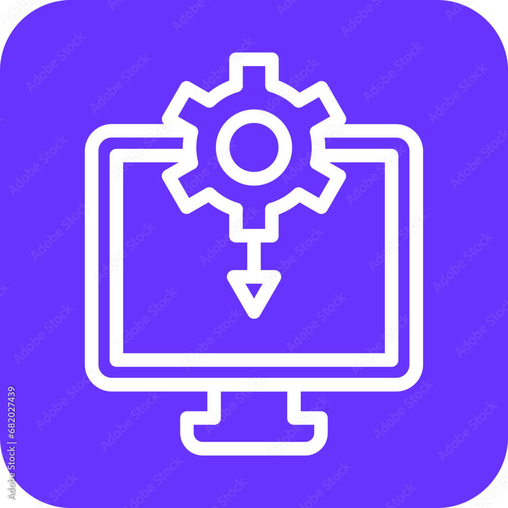 Vector Design Drivers Installation Icon Style Vector Design Drivers Installation Icon Style