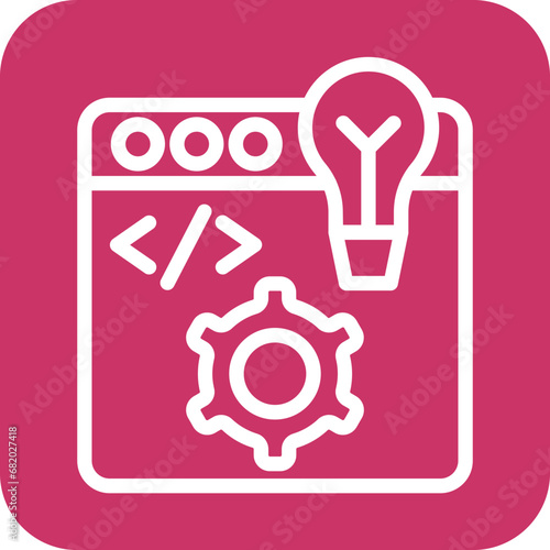 Vector Design Dev Environment Icon Style