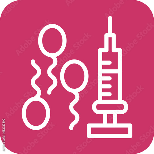 Vector Design In Vitro Fertilization Icon Style