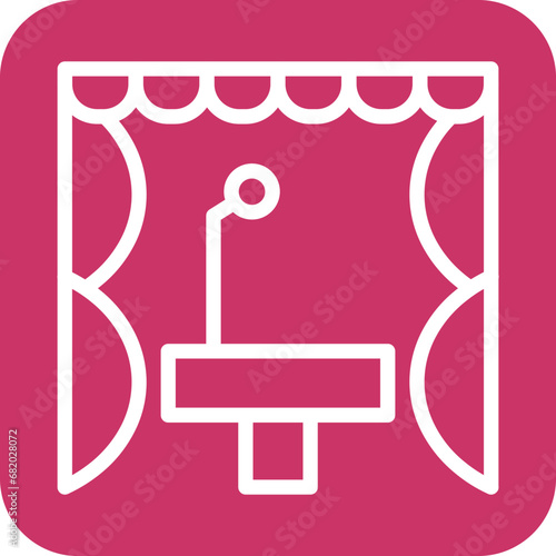 Vector Design Stage Planing Icon Style