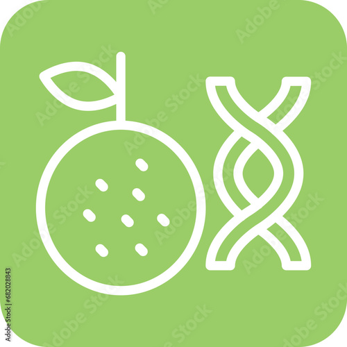 Vector Design Non Gmo Ingredients Icon Style