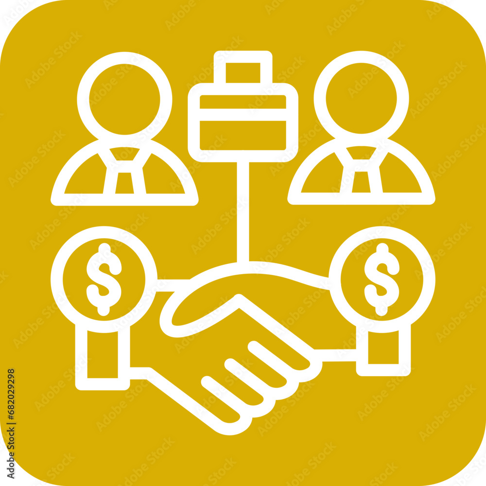 Vector Design Business Relationship Icon Style Vector Design Business Relationship Icon Style