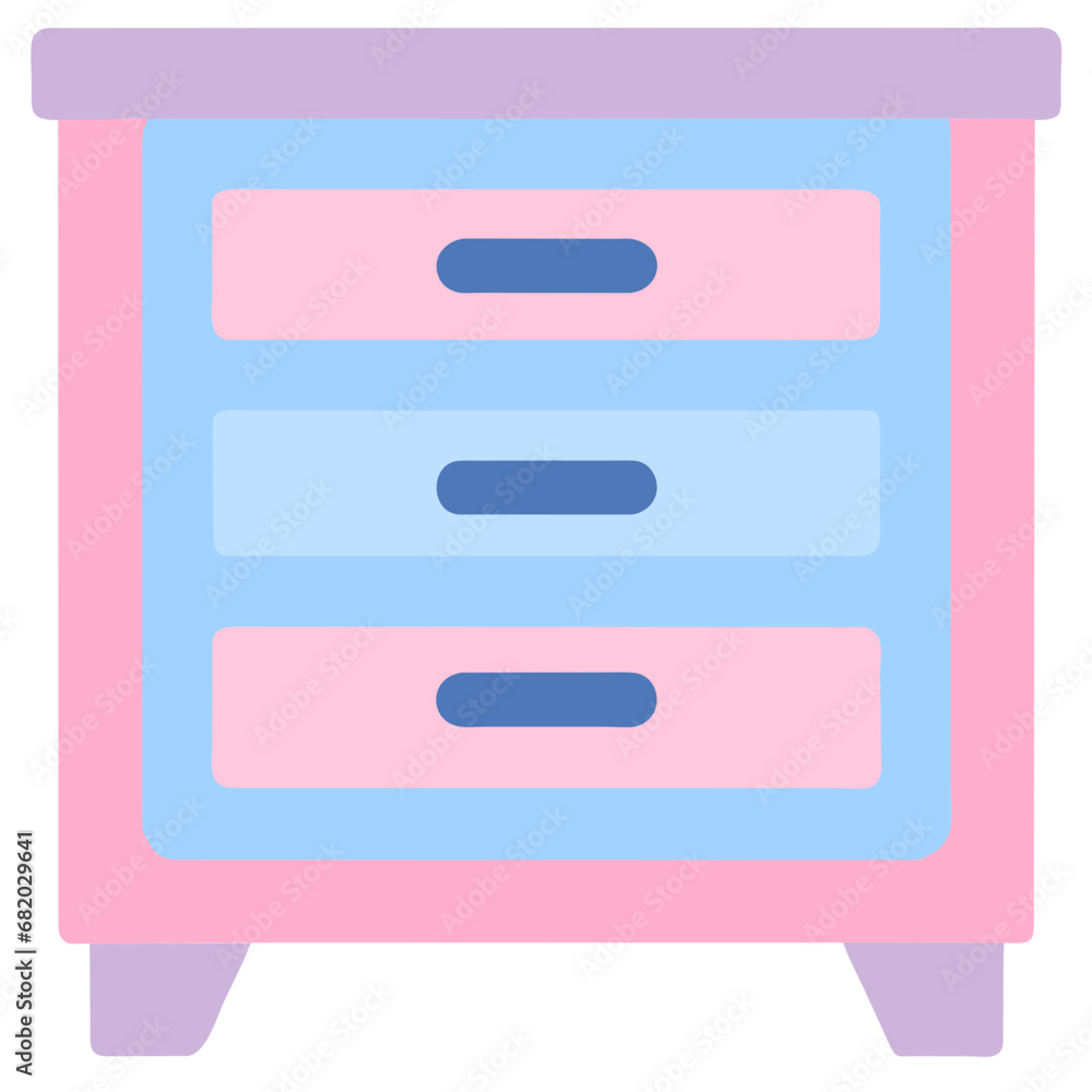 Small wooden bedside table with drawers For placing lamps and books Small wooden bedside table with drawers For placing lamps and books