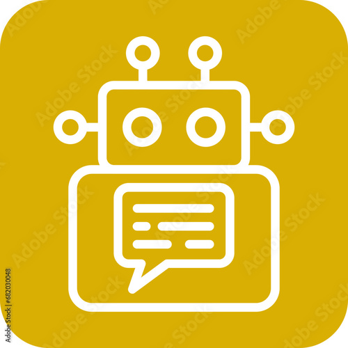 Vector Design Chatbot Icon Style