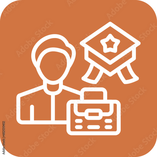 Vector Design Career Expert Icon Style