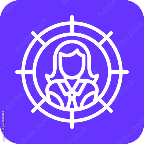 Vector Design Headhunting Icon Style