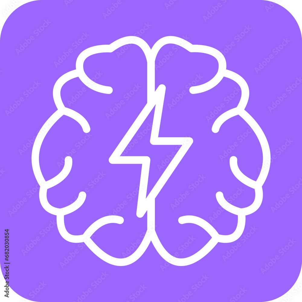 Vector Design Brainstorm Icon Style Vector Design Brainstorm Icon Style