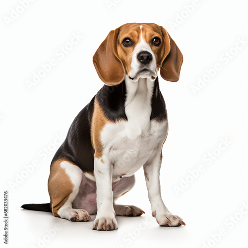 Beagle sitting © Johnu