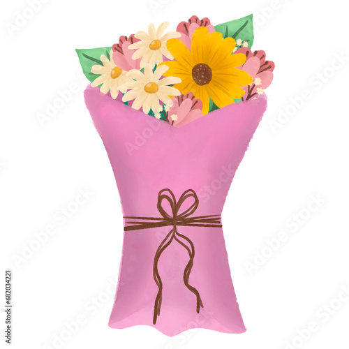 Flower Bouquet Illustration © iconfield