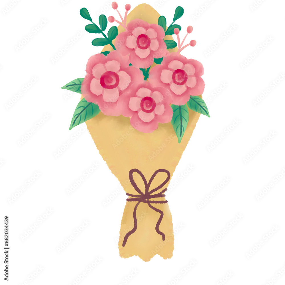Flower Bouquet Illustration Flower Bouquet Illustration