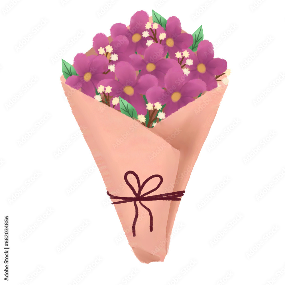 Flower Bouquet Illustration Flower Bouquet Illustration