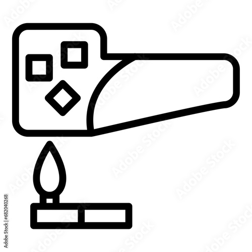 Crack Cocaine Icon Style