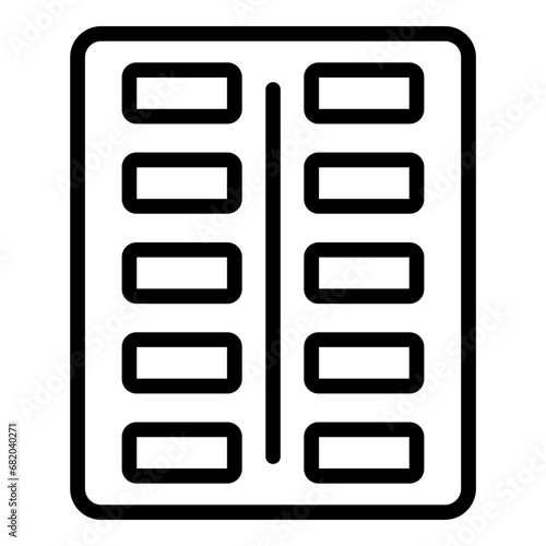 Nicotine Gum Icon Style