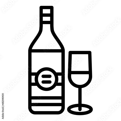 Alcohol Icon Style