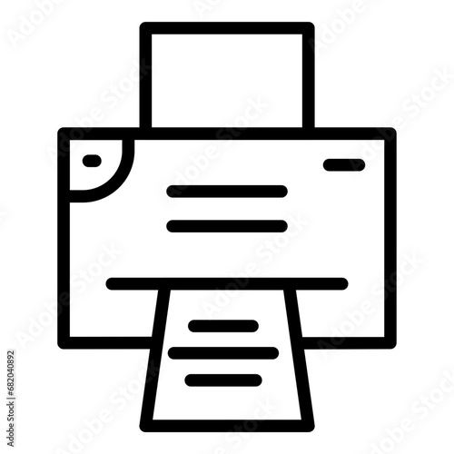 Printing Service Icon Style