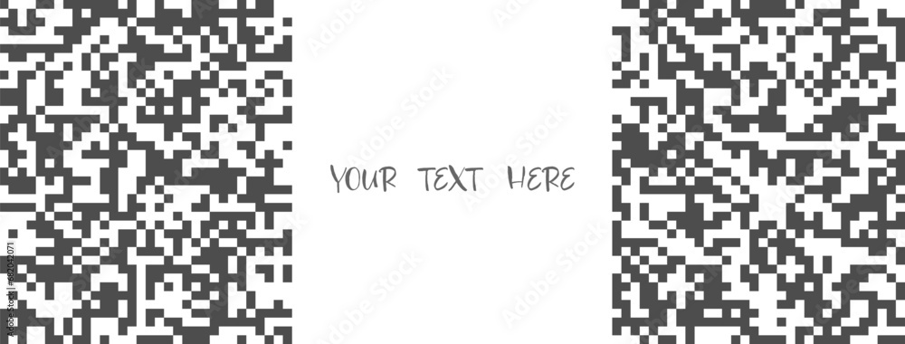Fototapeta premium Abstract background for banners, screensavers and covers made of pixel art