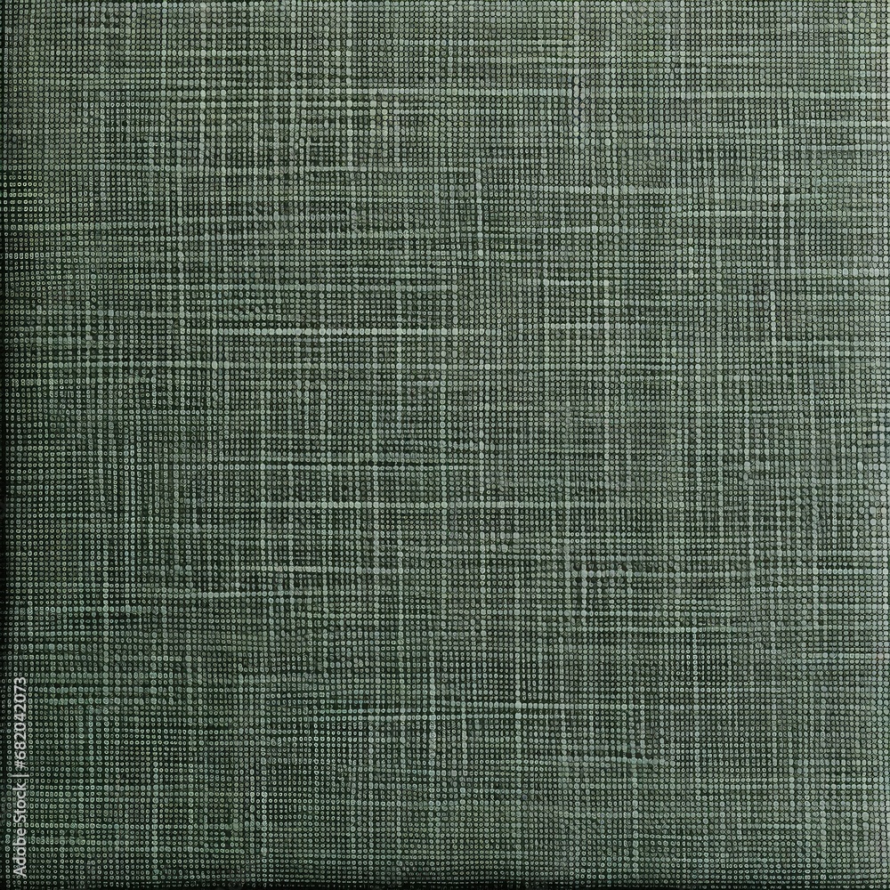 Close-up view of textured green fabric with crisscross pattern Close-up view of textured green fabric with crisscross pattern