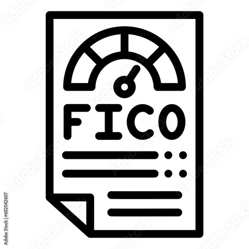 FICO Score Icon Style