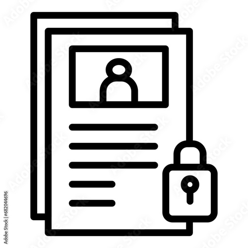 Private Document Icon Style