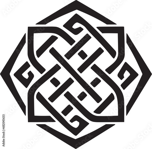 celtic element ornament symbol vector 