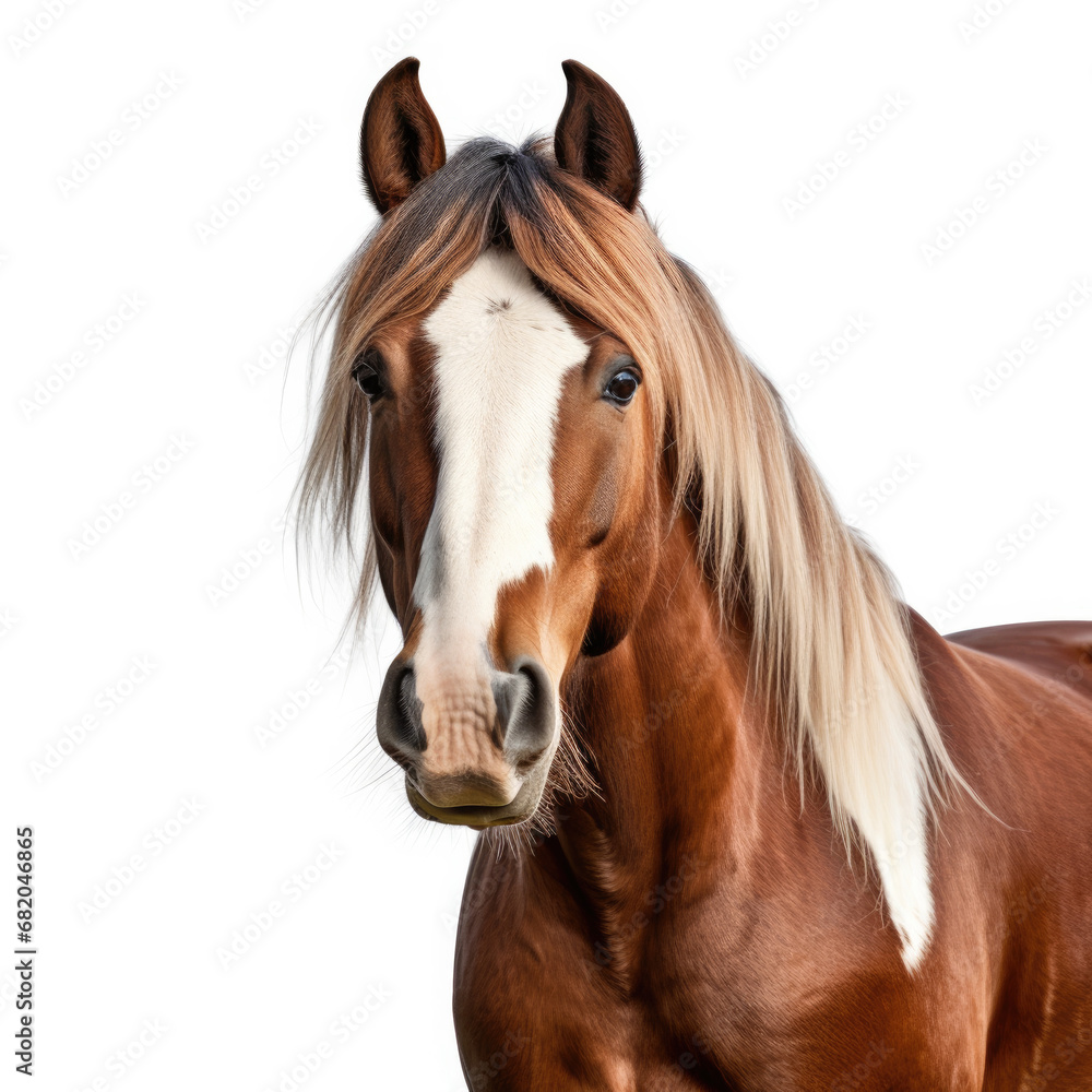 Fototapeta premium A Horse on white background