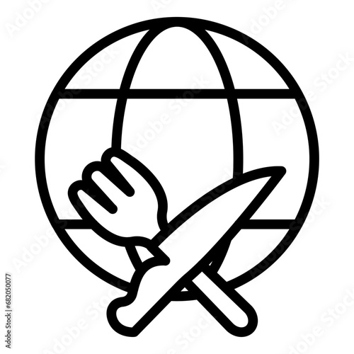 Food Fortress Icon Style