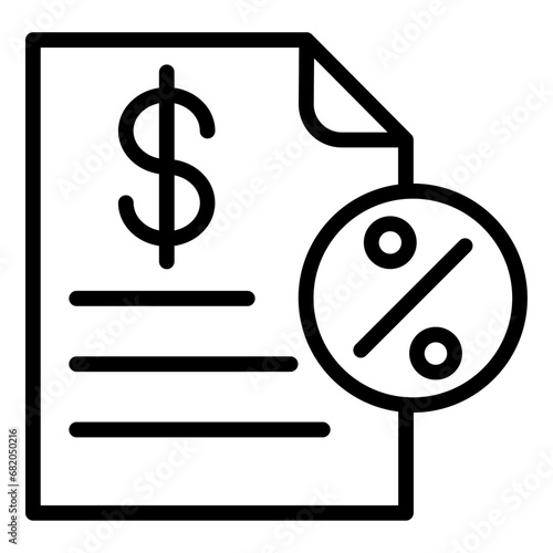Tax Sense Icon Style