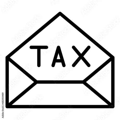 Tax Line Icon Style