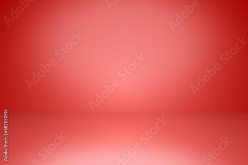 empty space background with gradient red color