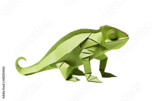 Handcrafted Reptile with Twisted Tail on a transparent background