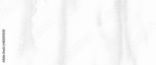 Vector white grunge stained rain on concrete cement  wall texture background, water stain on white.
