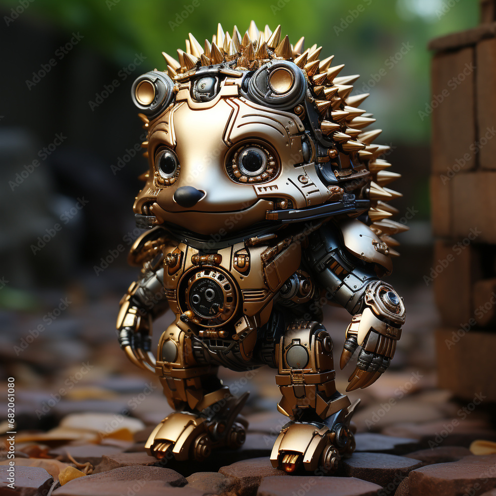 Fototapeta premium 3d Robot hedgehog