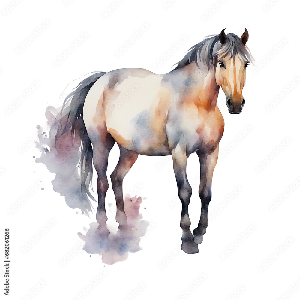 Obraz premium watercolour horse
