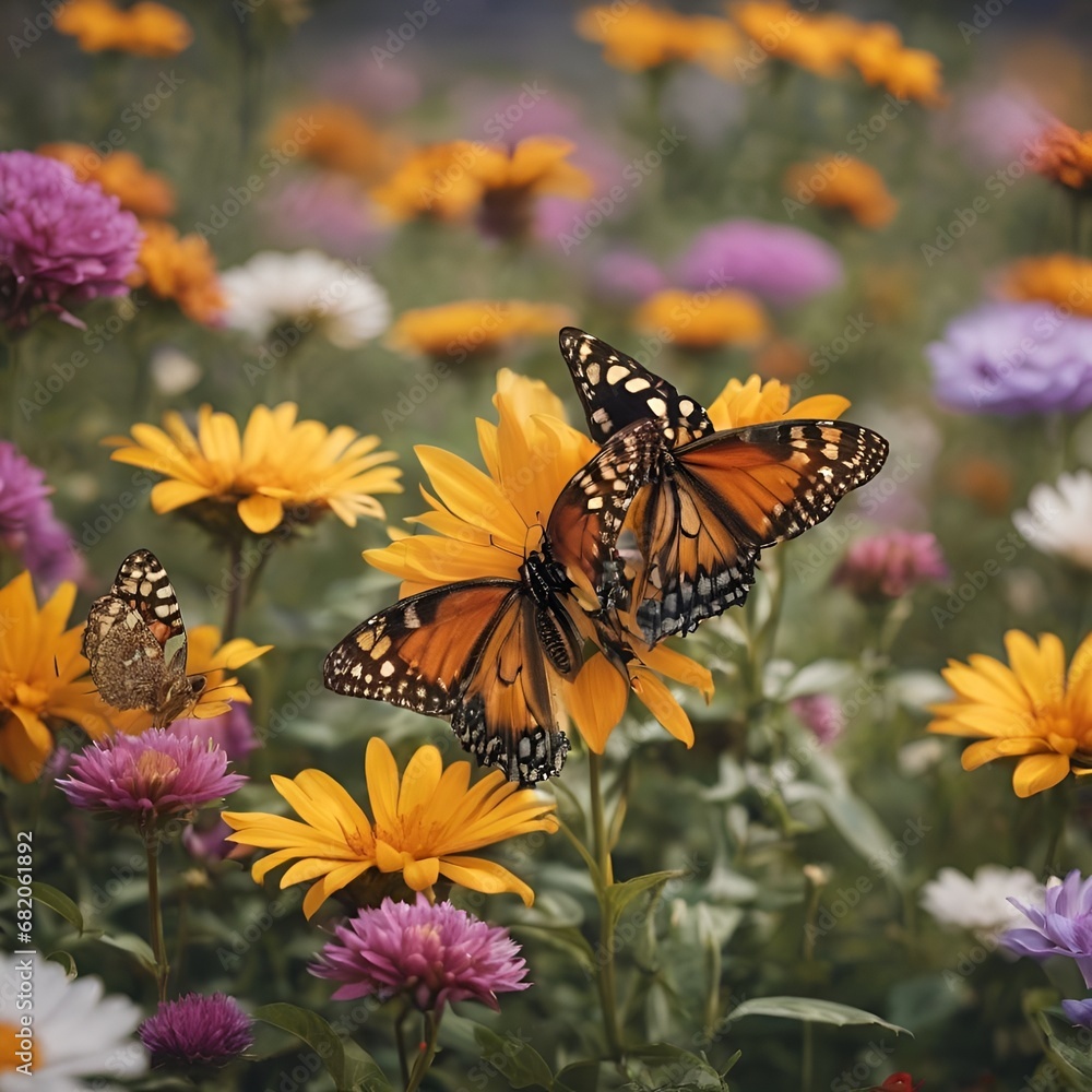 FlowersFlowers with the Butterfly FlowersFlowers with the Butterfly