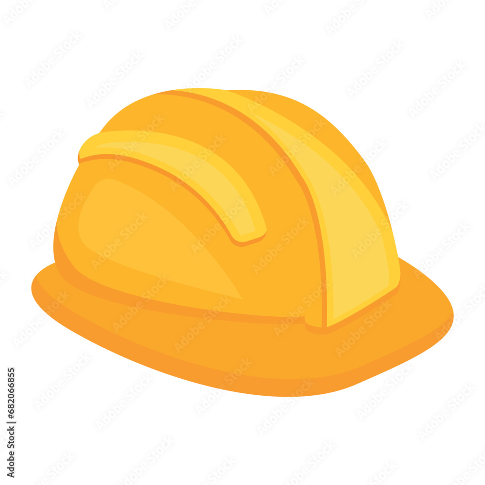 Vector image of a repair tool in cartoon style. Helmet. Construction and housework concept. A team of individual builders. Elements for your design. Vector image of a repair tool in cartoon style. Helmet. Construction and housework concept. A team of individual builders. Elements for your design.