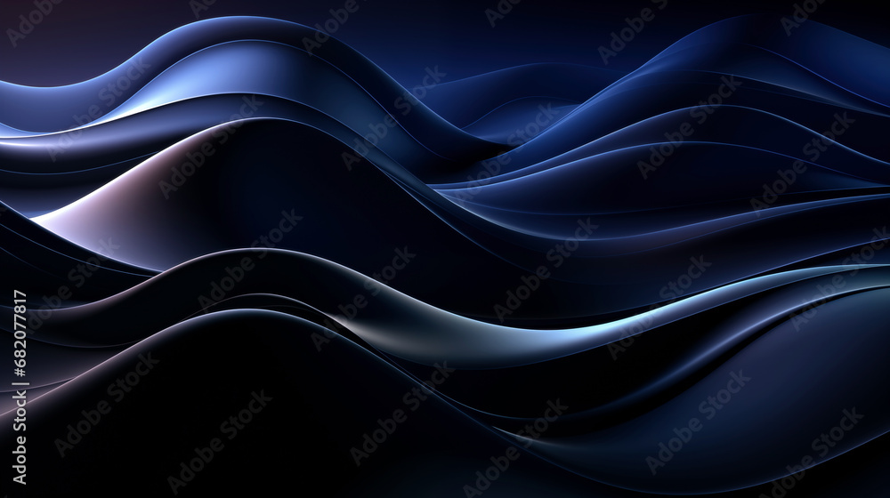 Blue abstract wavy background. 3d illustration. Blue abstract wavy background. 3d illustration.