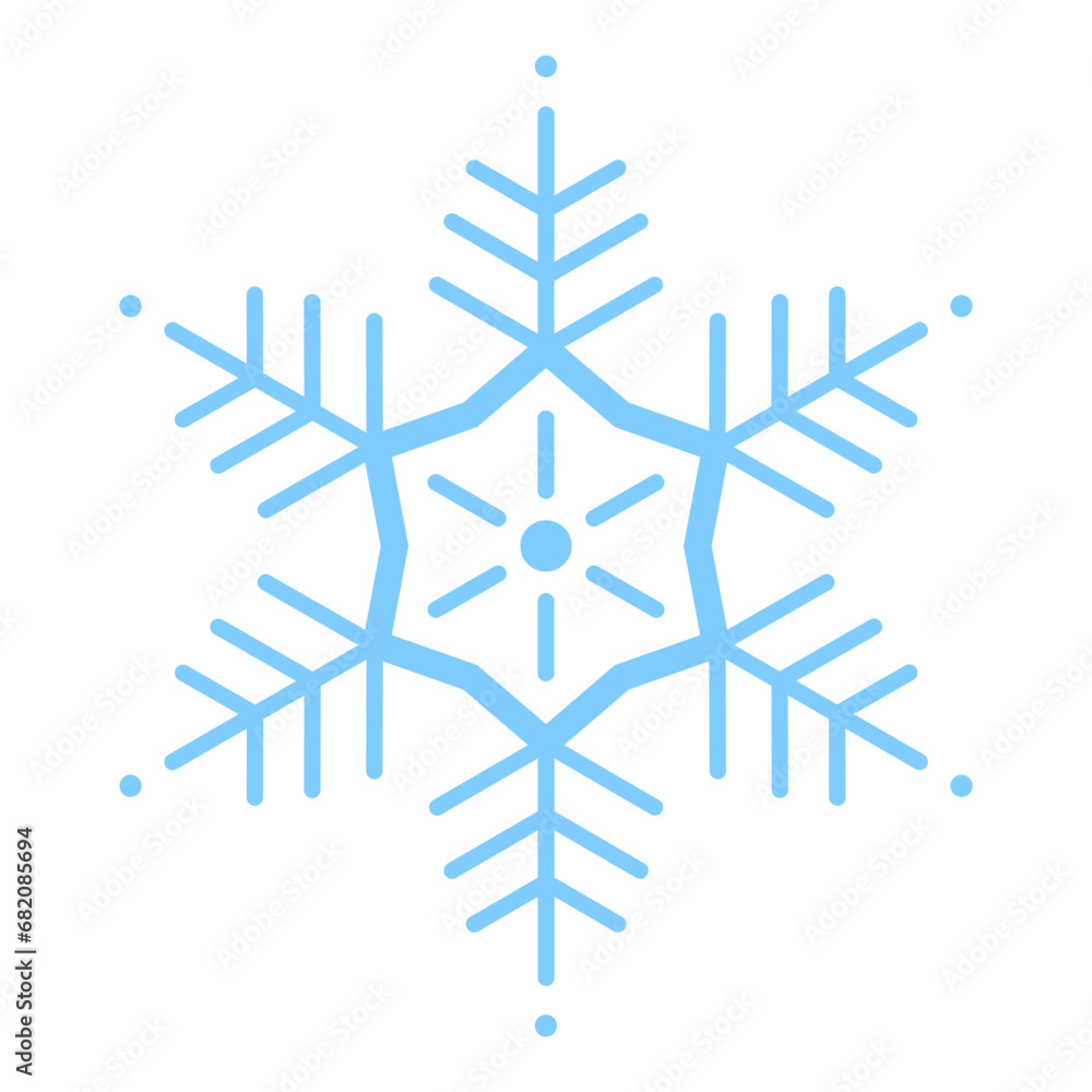 snowflake on white background snowflake on white background