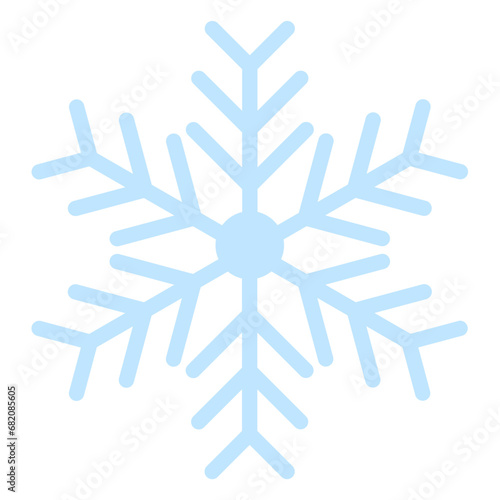 snowflake on white background