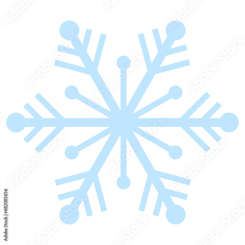 snowflake on white background