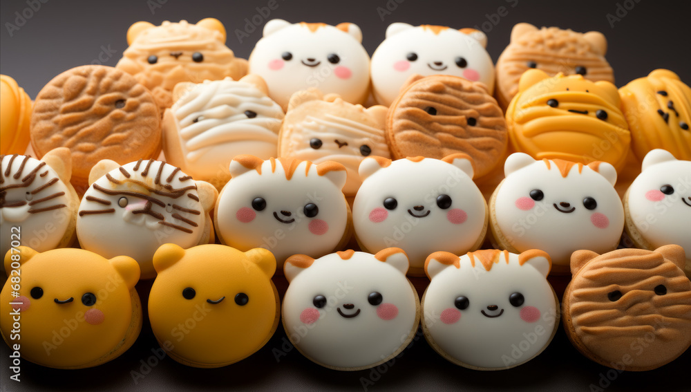 Obraz premium Katzen Cookies