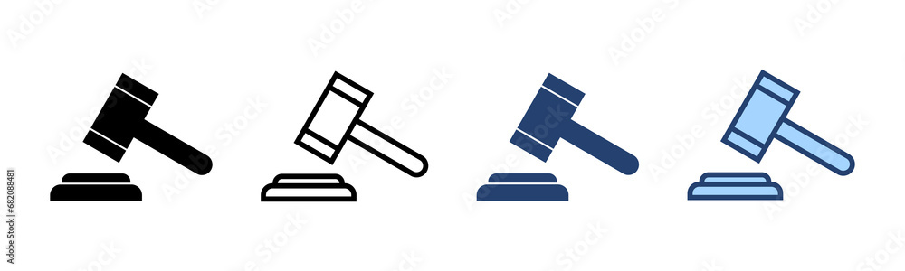 Gavel icon vector. judge gavel sign and symbol. law icon. auction hammer Gavel icon vector. judge gavel sign and symbol. law icon. auction hammer