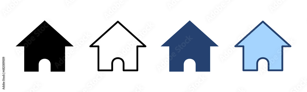 House icon vector. Home sign and symbol House icon vector. Home sign and symbol